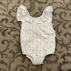 Darling Eliza James Navy Floral Bow Swim Suit